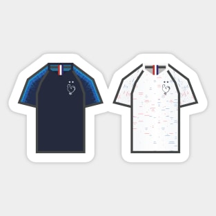 France World Cup Retro Games Console Pixel Jerseys 2018 Sticker